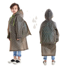 custom logo pattern boy girl rain poncho waterproof back to school raincoat backpack poncho